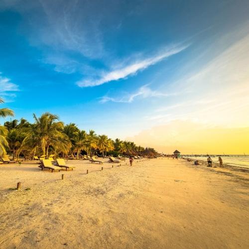 Zonsondergang op Holbox