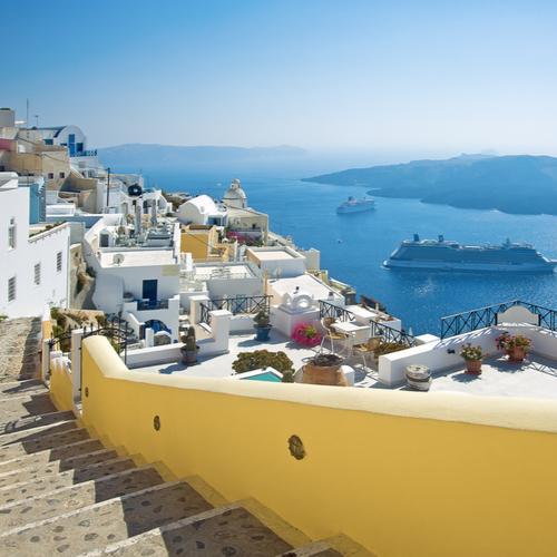 Uitzicht op de Caldera, Santorini