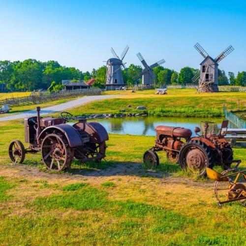 Platteland van Saaremaa, Estland