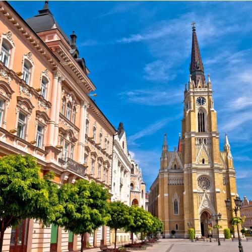 Centrum van Novi Sad