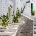 Steeg in Ostuni, het Witte Dorp