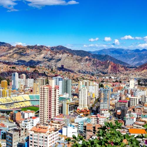 Uitzicht over La Paz