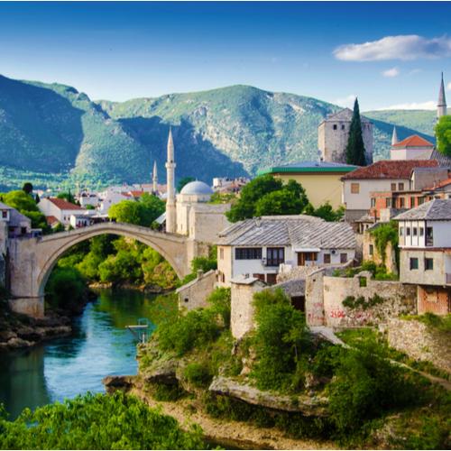 Centrum van Mostar
