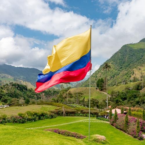Vlag van Colombia 