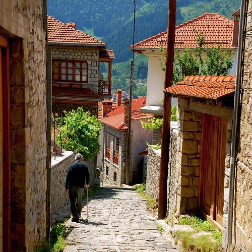 Smalle straatjes, Metsovo