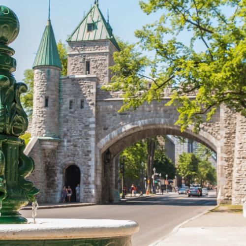 Muur om oude stadscentrum, Quebec