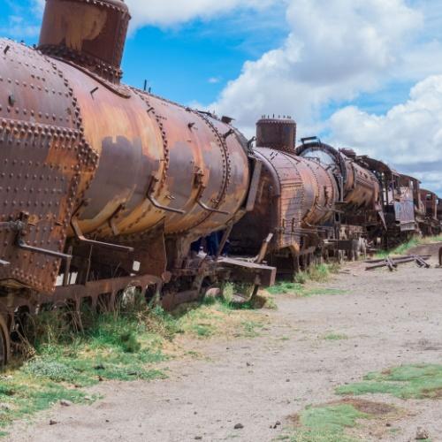 Treinbegraafplaats Uyuni