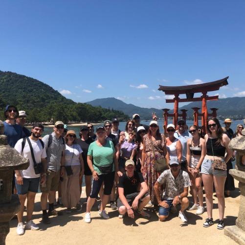 Groepsfoto Japan