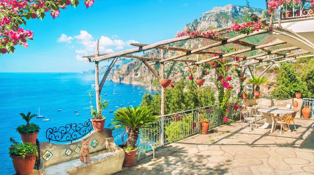 Positano aan de Amalfikust