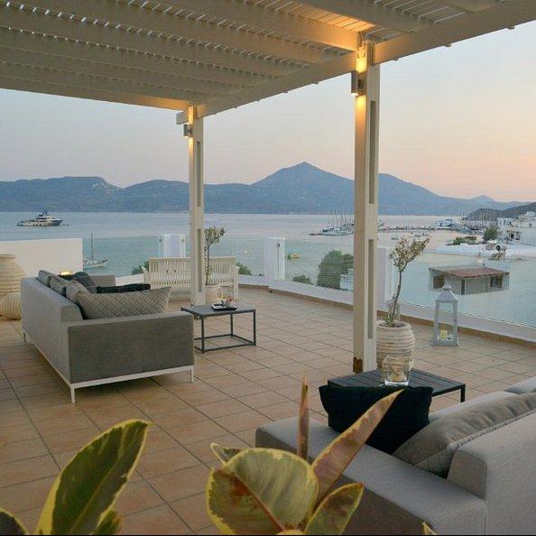 Ostria Hotel, dakterras