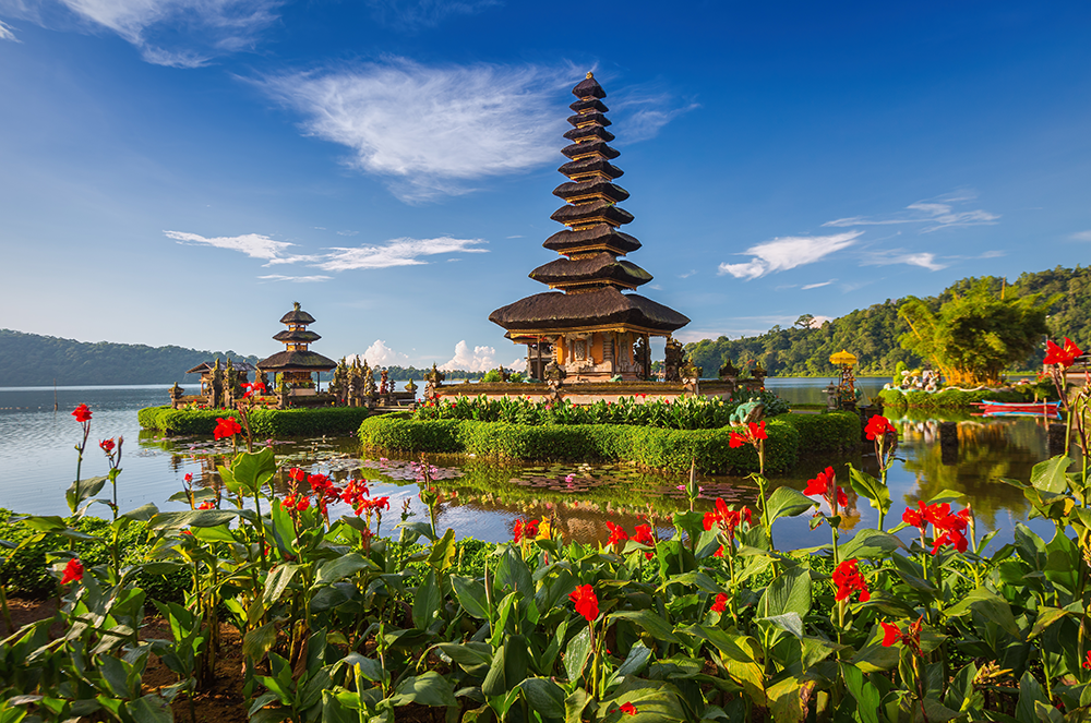 Pura Ulun Danu Bratan tempel op Bali