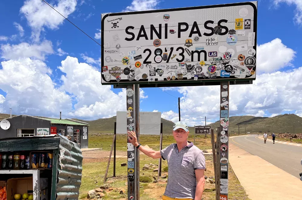 NRV A.F. Dirks bij Sani Pass