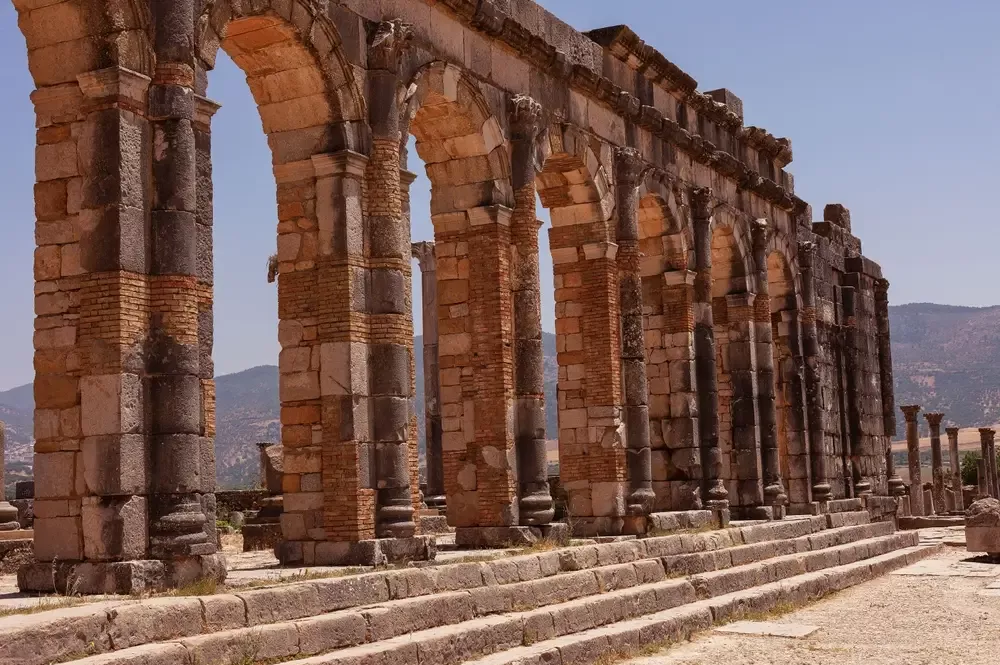 De bijzondere Romeinse ruïnes in Volubilis