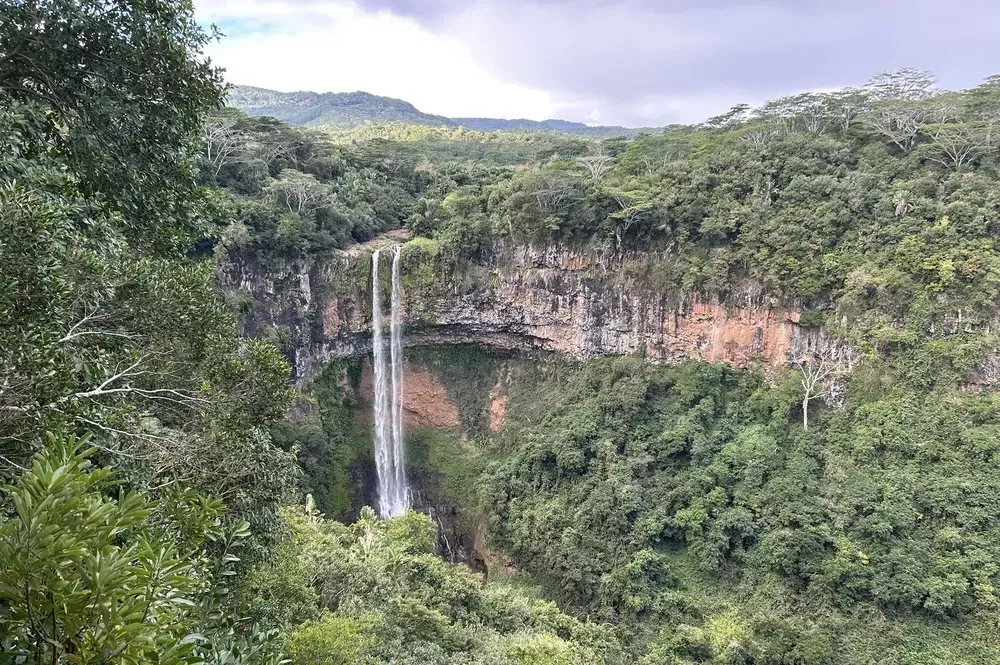 Chamarel waterfall, Mauritius