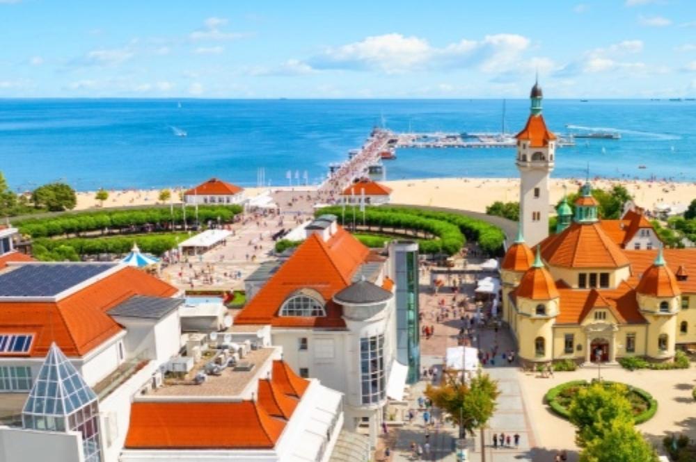 Sopot strand, Polen