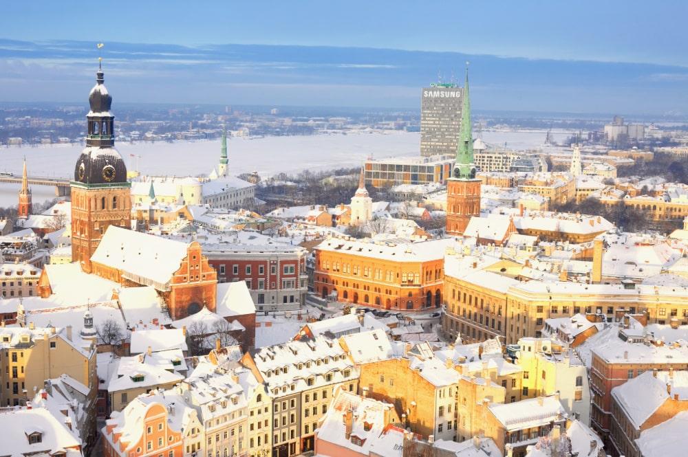 Riga in de winter