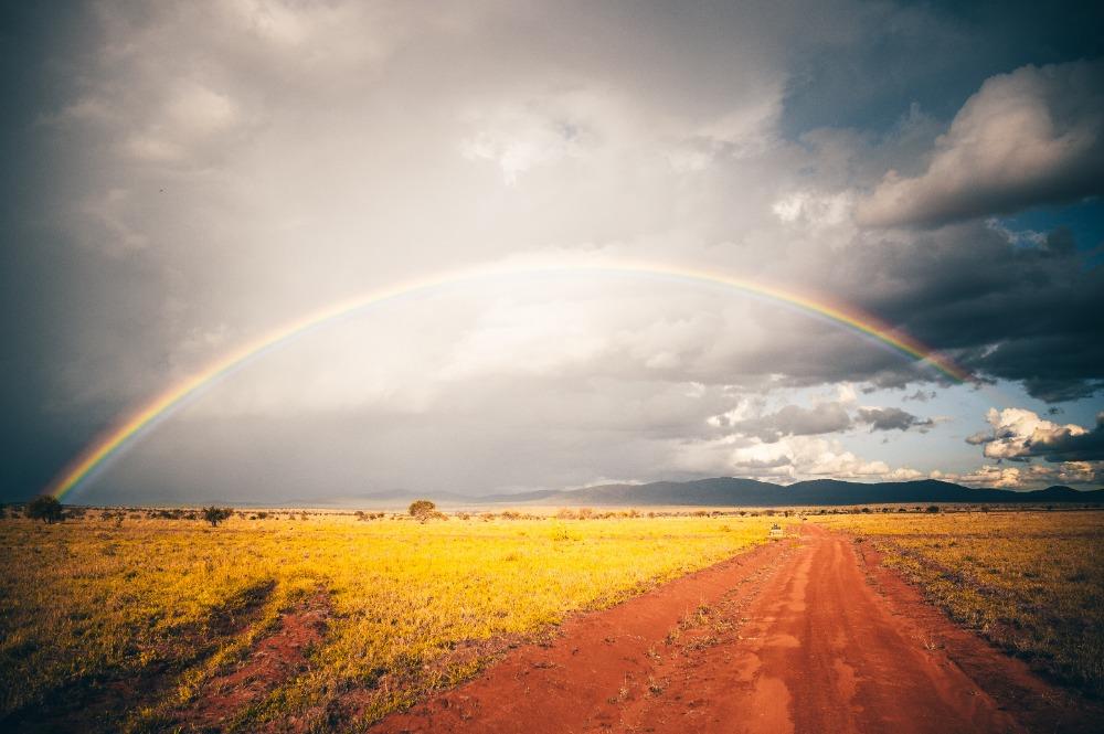 Regenboog in Kenia