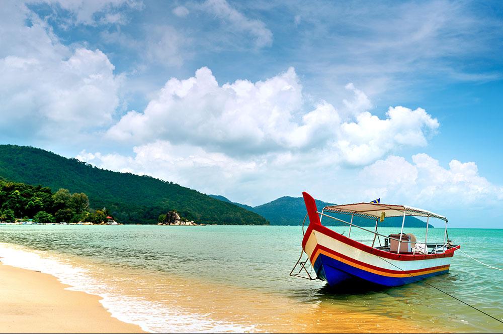 Het strand van Penang