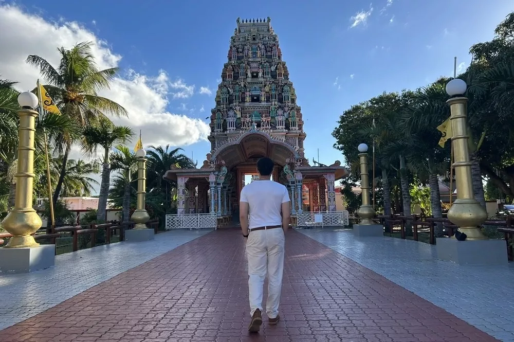 NRV reiziger bij Kalaisson Tempel