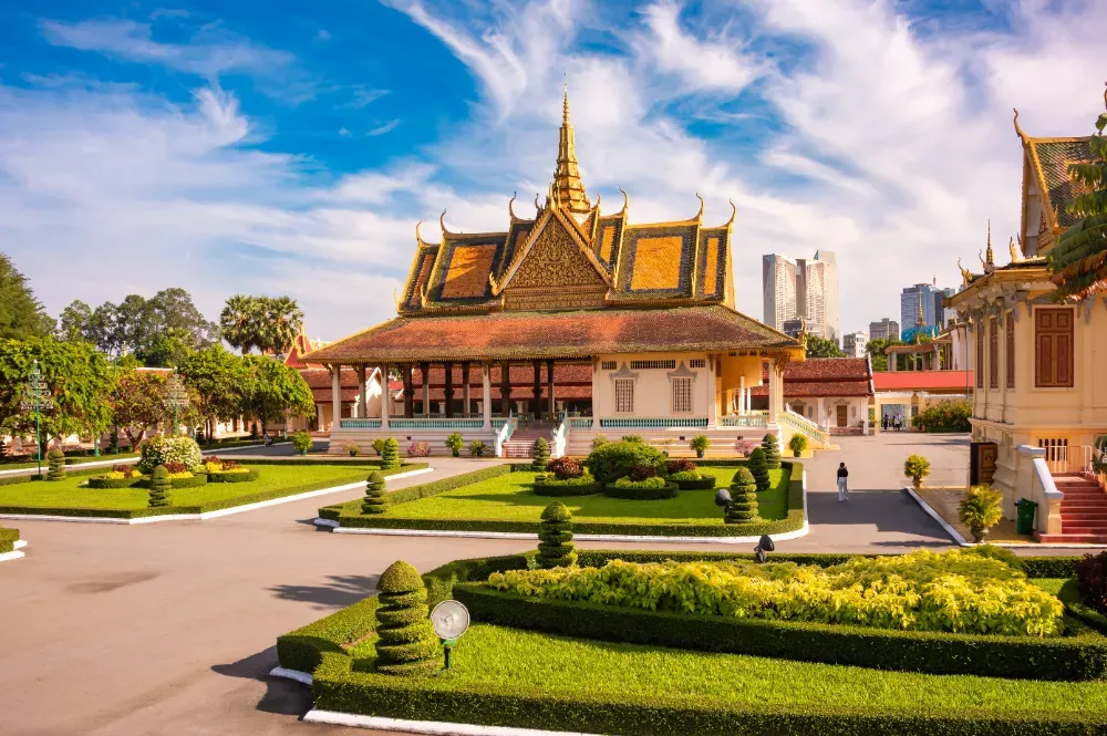 Koninklijk Paleis in Phnom Penh
