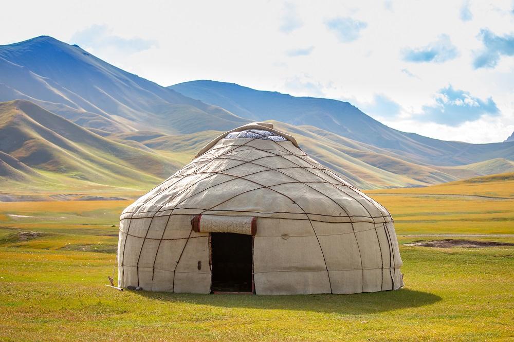 Yurt in Kirgizië