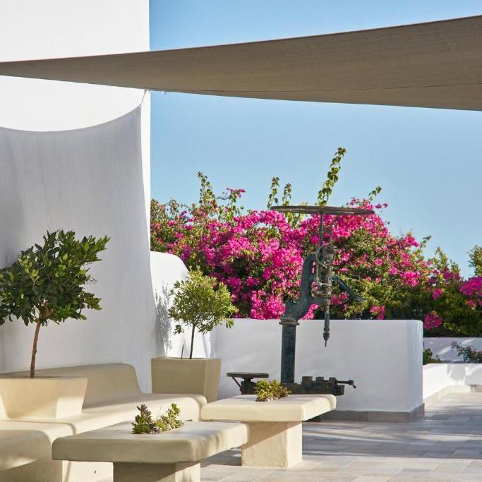 Santorini Palace, terras