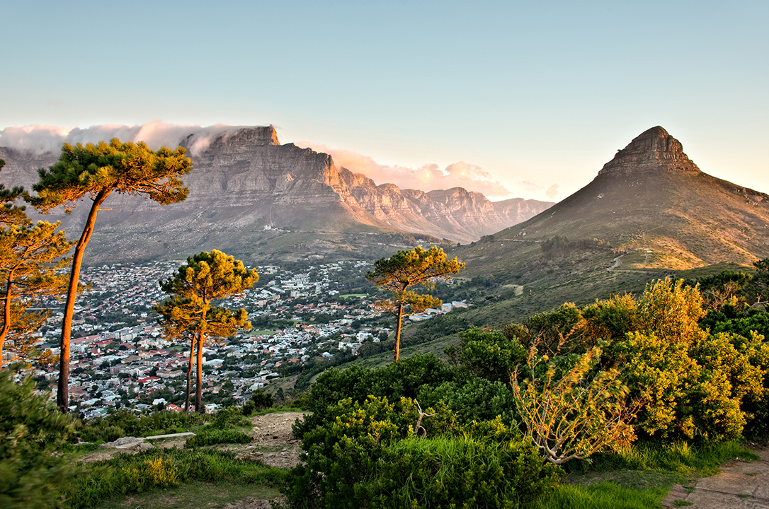 Panoramisch uitzicht Kaapstad