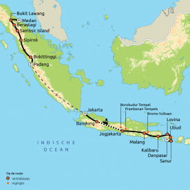 Groepsreis Relaxt door Sumatra, Java & Bali