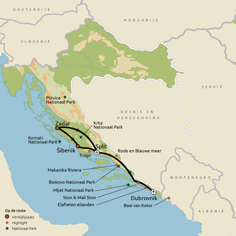 Op ontdekking door Dalmatië