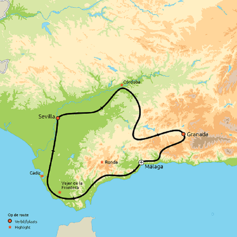 Hoogtepunten van Andalusië