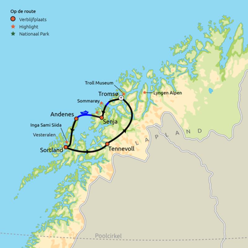 Het beste van Tromsø, Senja & Vesterålen