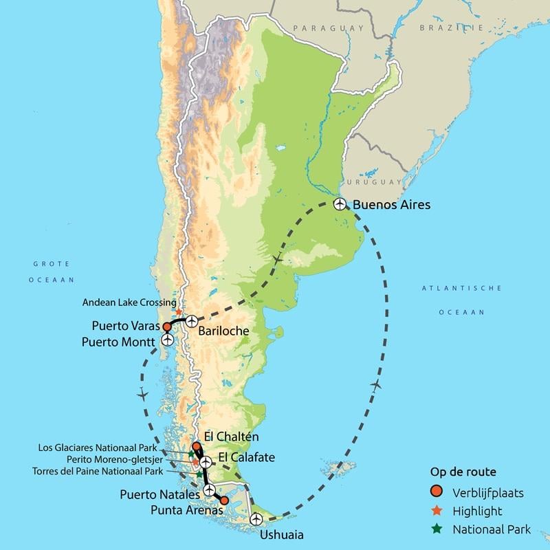 Patagonië Compleet