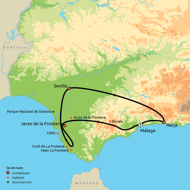 Hoogtepunten van Andalusië