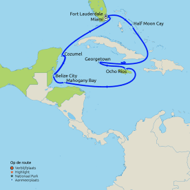Rondreis & Cruise Westelijke Caribbean en Honduras 