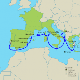 Rondreis & Cruise Lissabon naar Athene tijdens de Eclipse