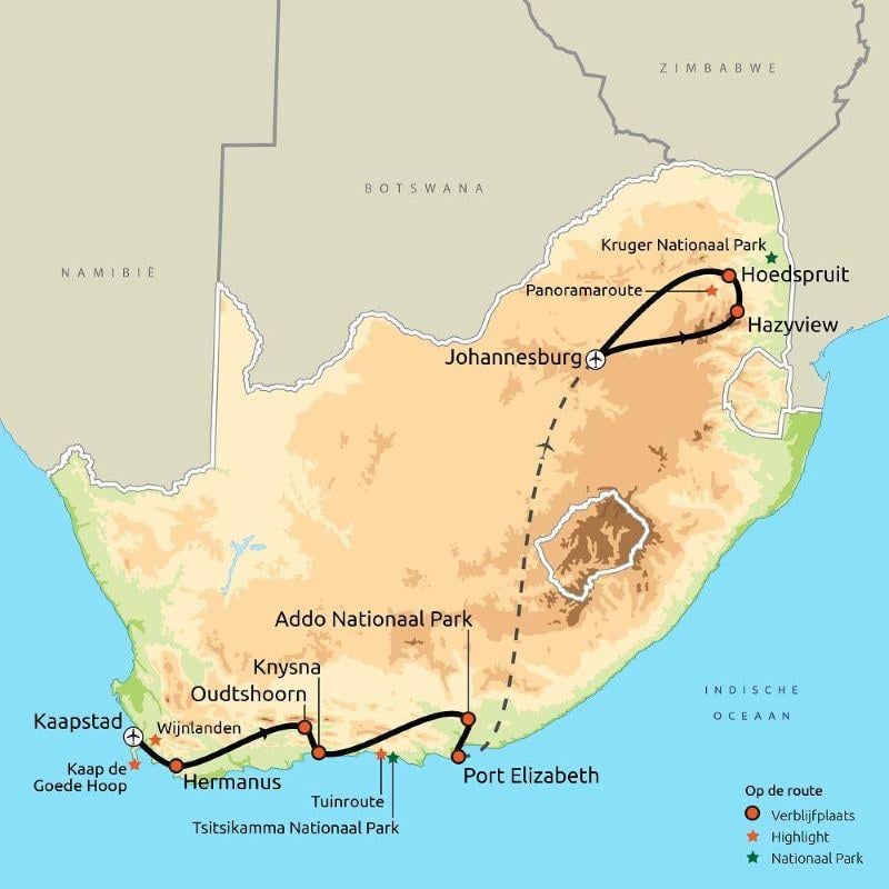 Tuinroute & Kruger (t/m december 2026)