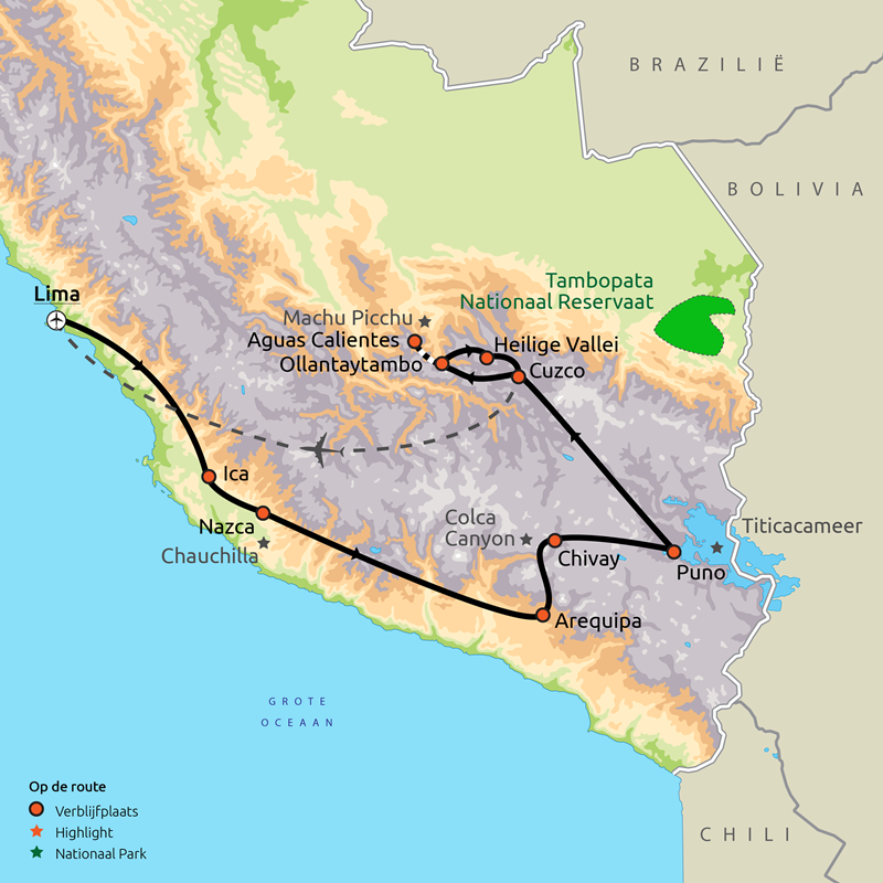 Hoogtepunten van Peru