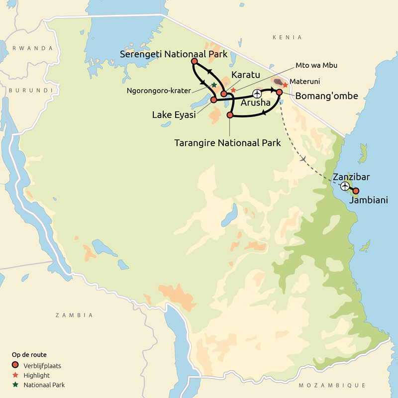 Familiegroepsreis Tanzania & Zanzibar