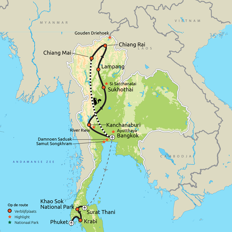 Beste van Noord- & Zuid-Thailand