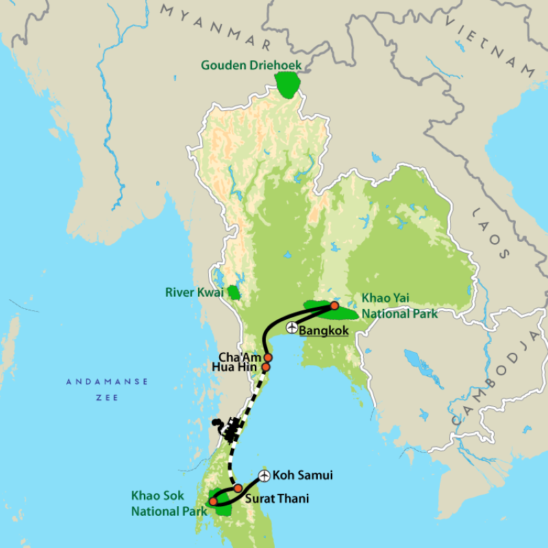 Beste van Zuid-Thailand & strandeiland Koh Samui