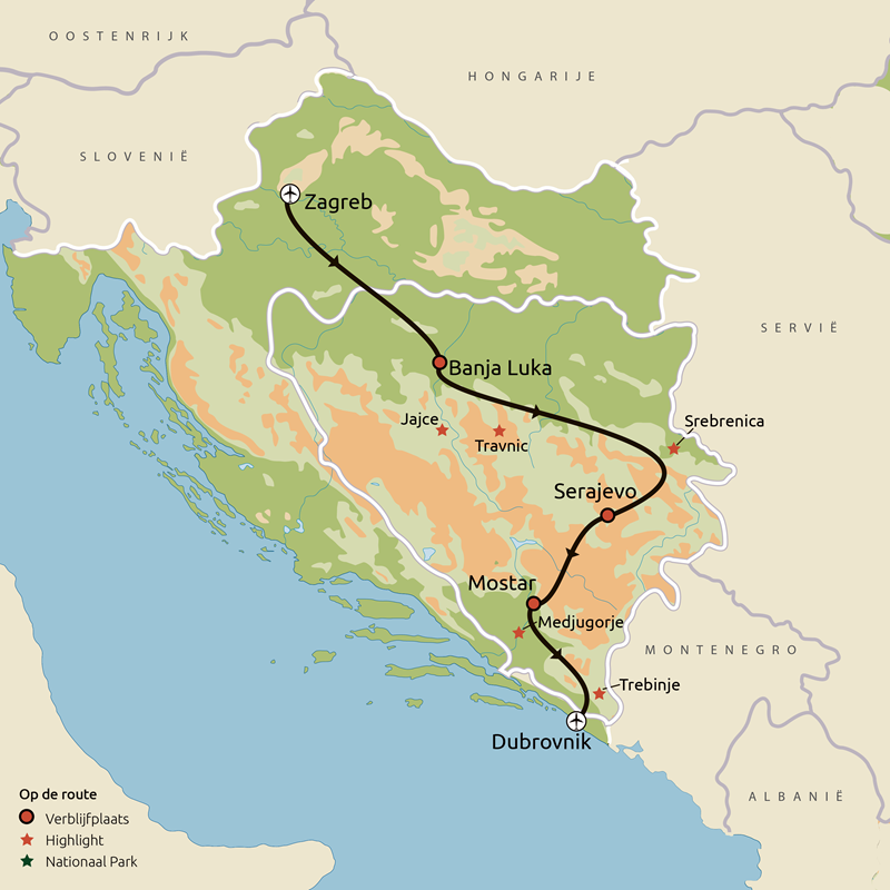 Kroatië & Bosnië en Herzegovina 
