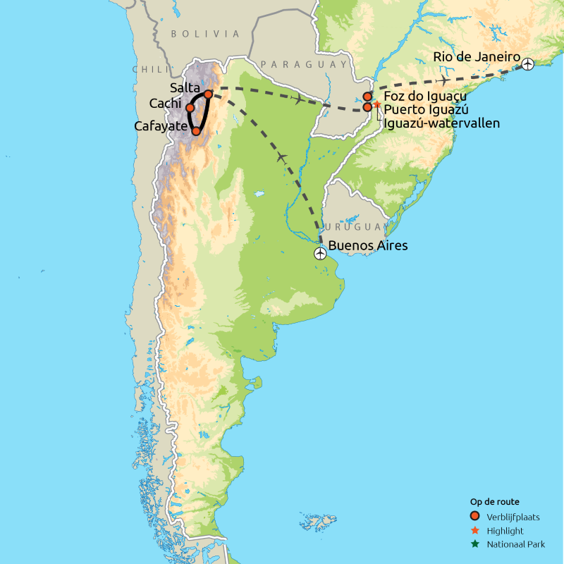 Van Buenos Aires naar Rio de Janeiro