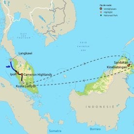 Familierondreis Maleisi&euml; en Borneo, Sabah