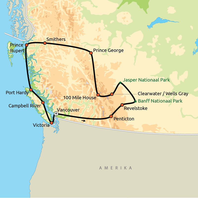 Spectaculair West-Canada (incl. Inside Passage)