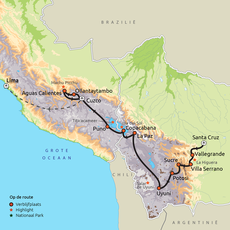 26-daagse groepsreis Bolivia & Peru
