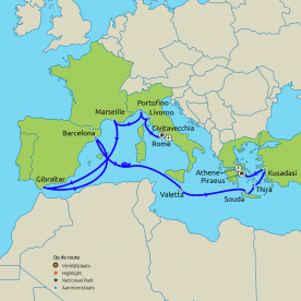 Rondreis & Cruise Middellandse zee van Rome naar Athene