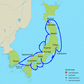Rondreis & Cruise Japan vanuit Tokyo