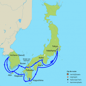 Rondreis & Cruise Japan & Zuid-Korea