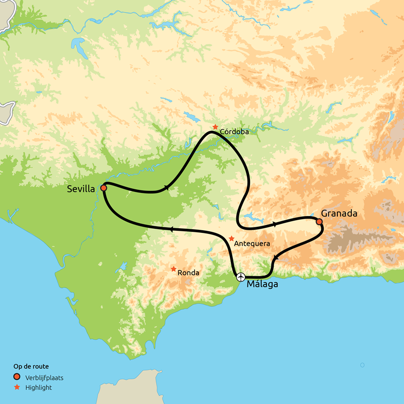 Hoogtepunten van Andalusië