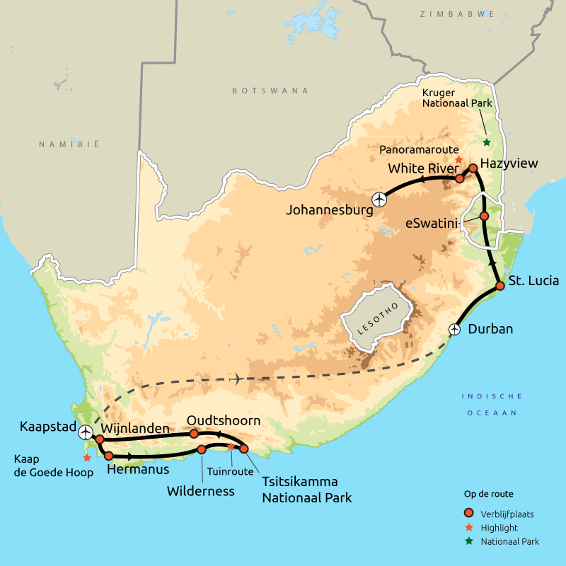 Familiegroepsreis Zuid-Afrika Compleet